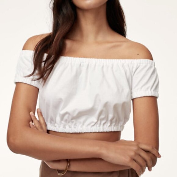 WILFRED | Aritzia Adelisa T-Shirt Crop Top | Sz.XS - Picture 5 of 6